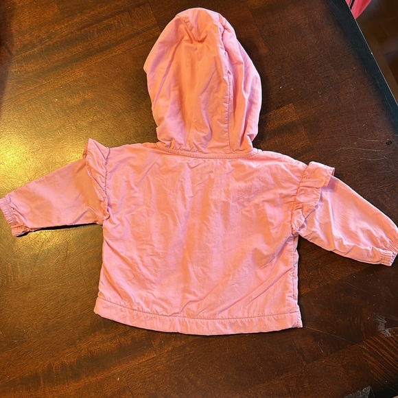 Just One You by Carter’s Lined Hoodie WindBreaker Jacket Newborn Girl EUC Zip Up - Picture 3 of 11